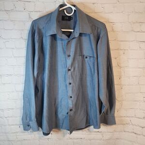 Men's Ike Behar New York longsleeve button-down shirt, size Large